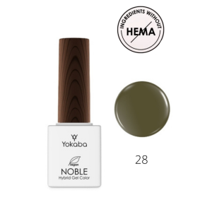 NOBLE Hybrid Gel Color Coat UV/LED 7ML – 28 Army Green